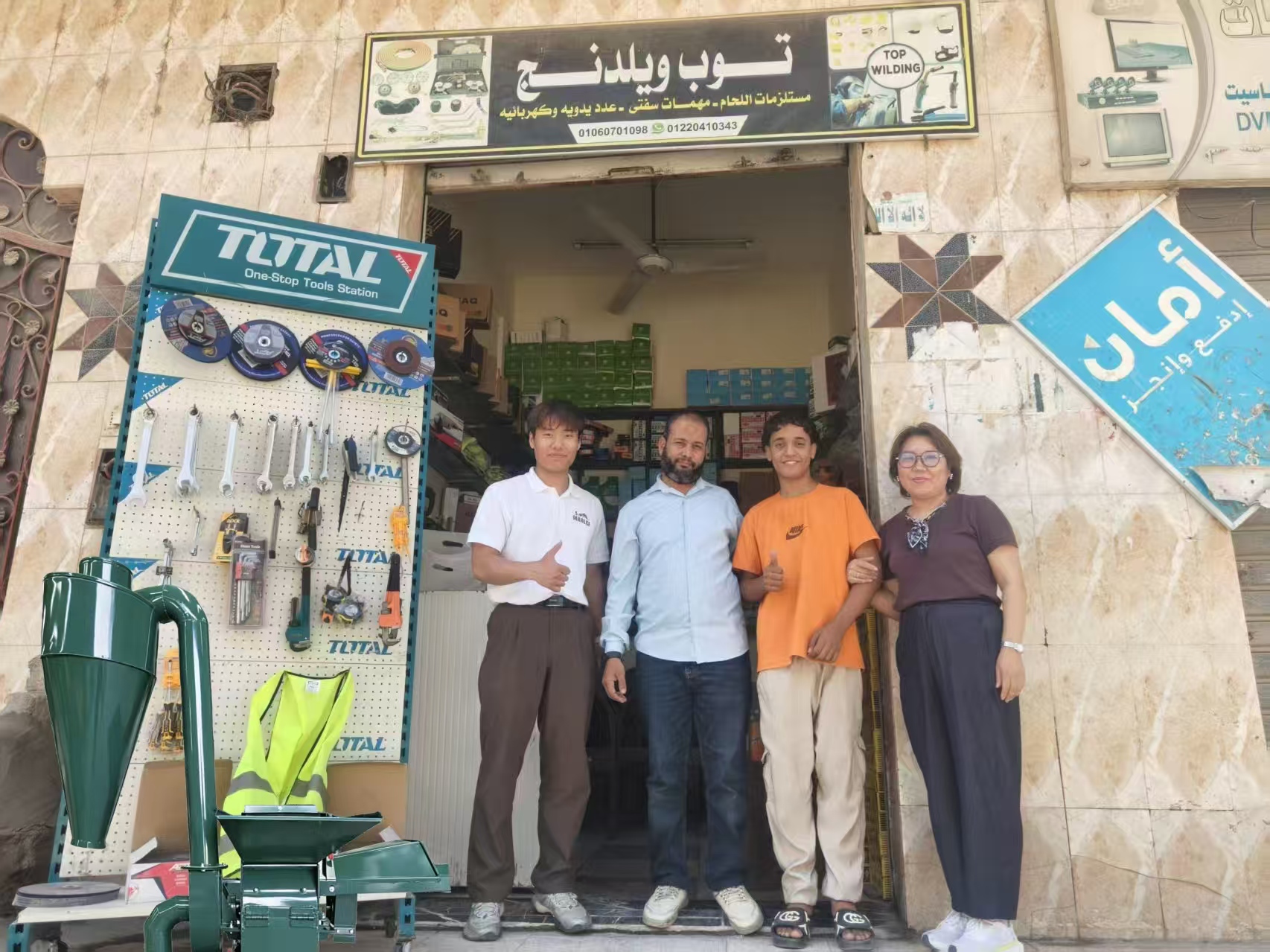 Sunto Machinery visiting Egyptian local market agricultural equipment dealer
