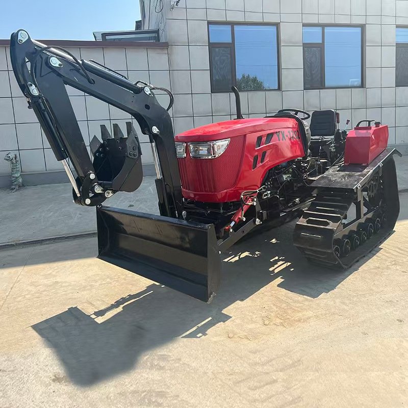 Sunto 25-35HP paddy field crawler tractor for wet and dry land rotary tilling