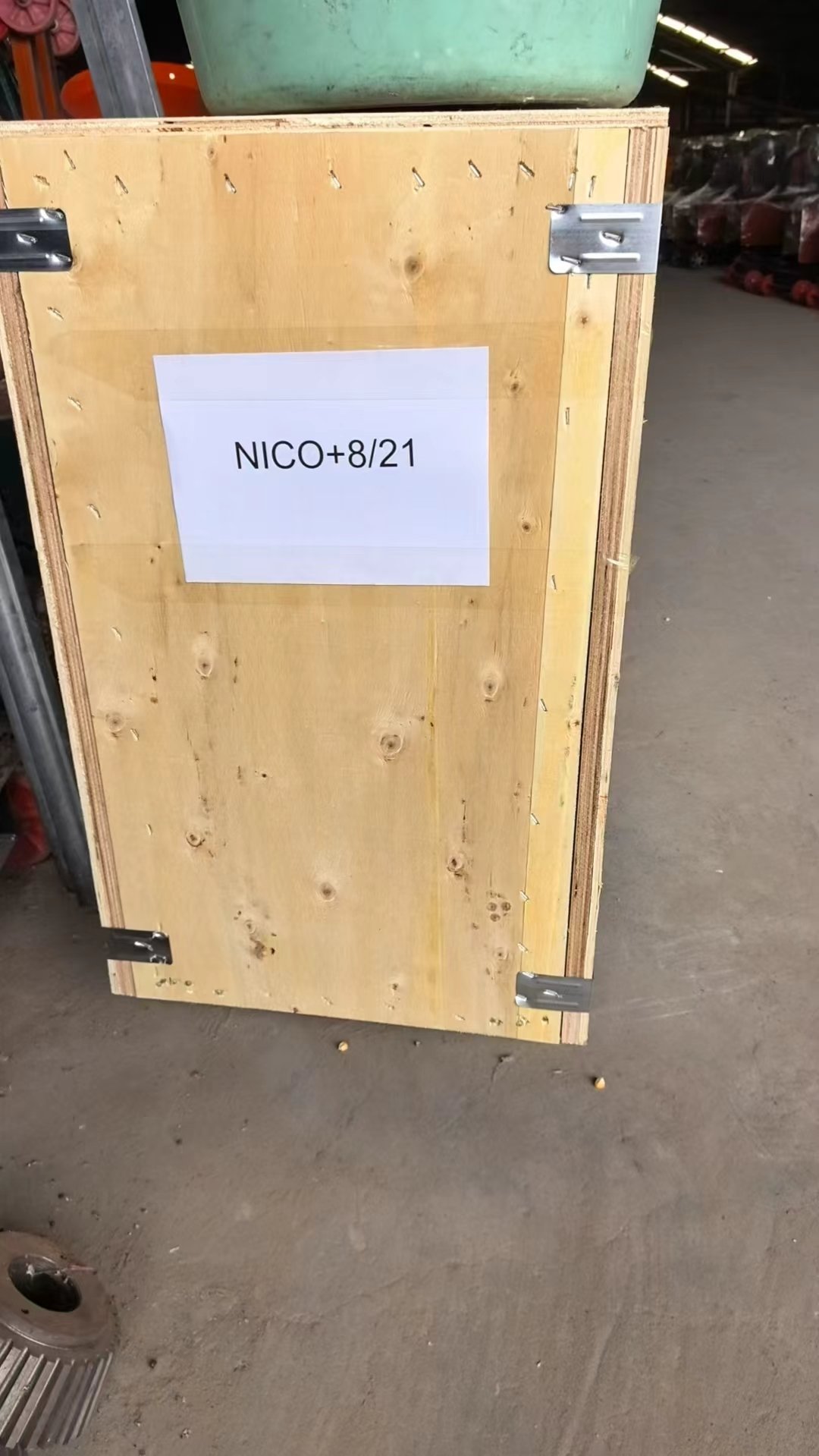 Heavy duty wooden case packing for agricultural machinery export to Kenya